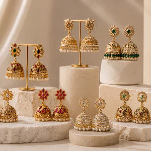 ⁠Jhumkas