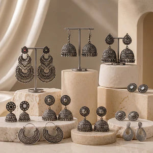 Oxidised Earrings