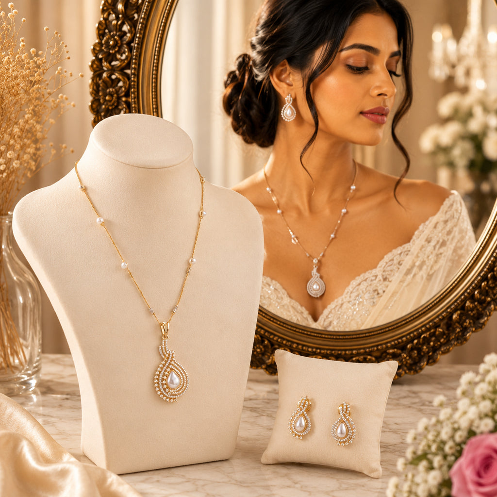 Payal AD Pendent Set